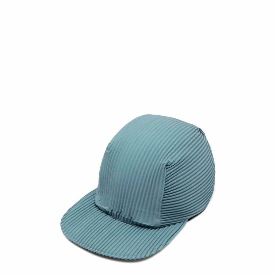 Headwear * | Homme Plisse Issey Miyake Pleats Cap Blue