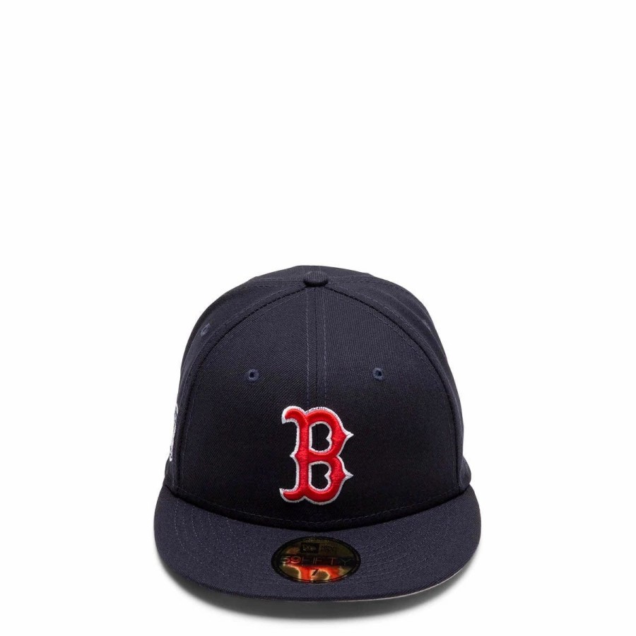 Headwear * | New Era 59Fifty Boston Red Sox Ws Side Patch Fitted Cap Otc