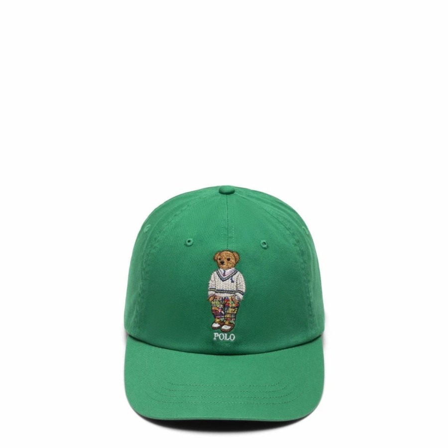 Headwear * | Polo Ralph Lauren Preppy Bear Sport Hat Billard Green