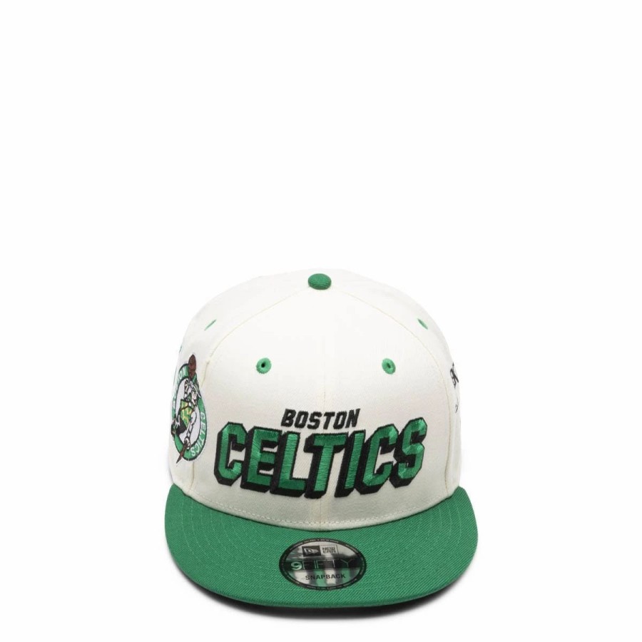 Headwear * | New Era X Awake X Nba 9Fifty Boston Celtics Cap Chrome White