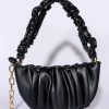 Handbags, Clutches & Wallets * | Melrose Scrunchie Bag Black