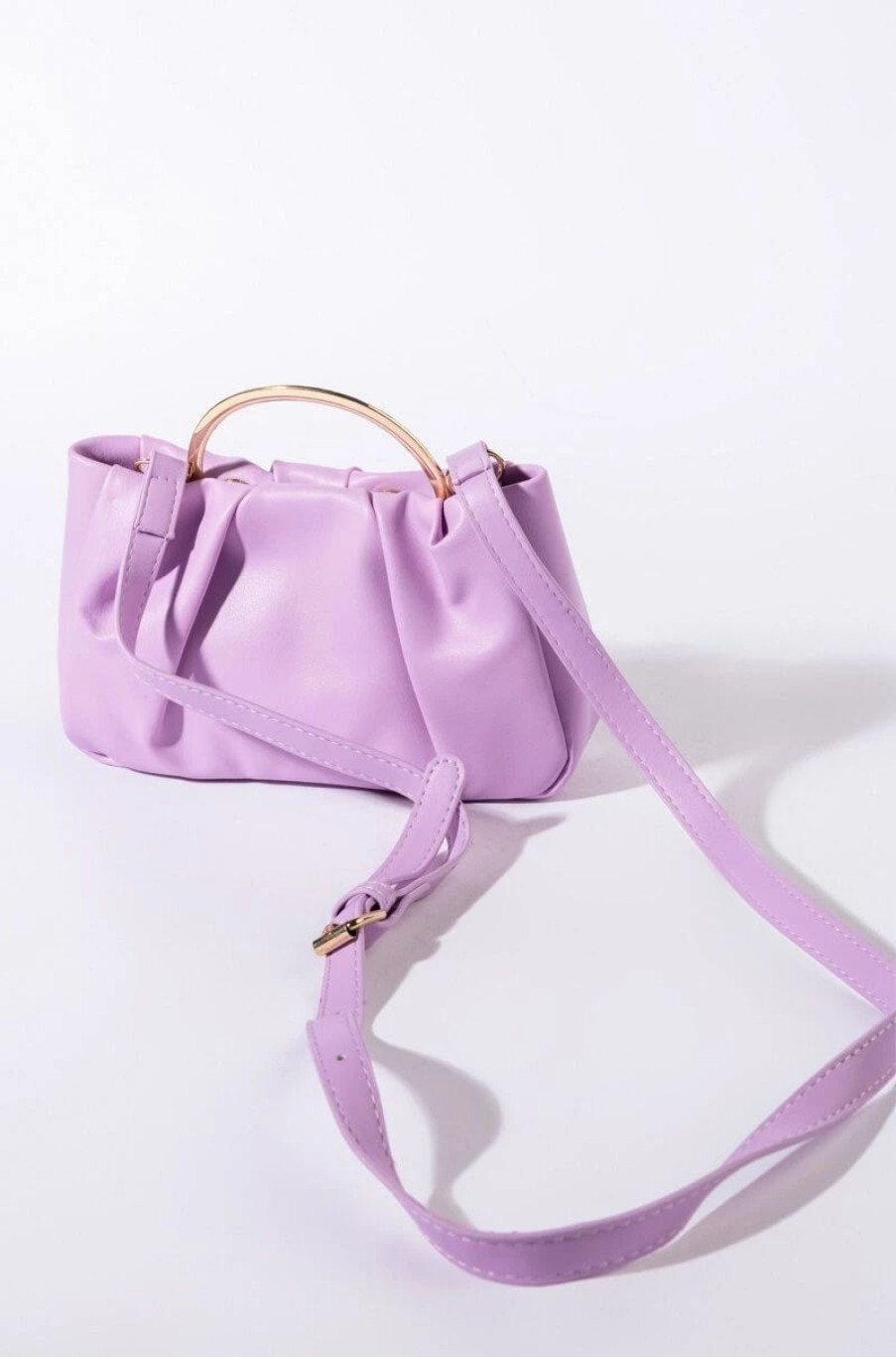 Handbags, Clutches & Wallets * | Bad Habits Lilac Purse Light Purple