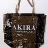 Handbags, Clutches & Wallets * | Akira Pvc Xxl Shopping Bag Black Clear