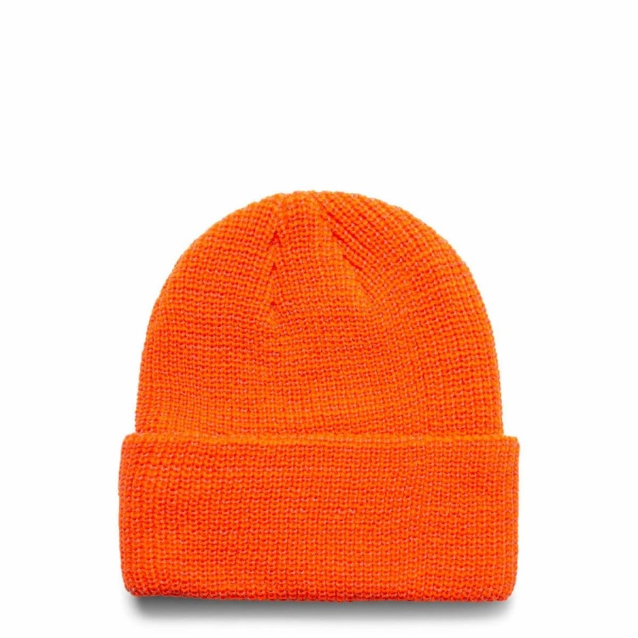 Headwear * | Fucking Awesome Reflective Waffle Cuff Beanie Orange