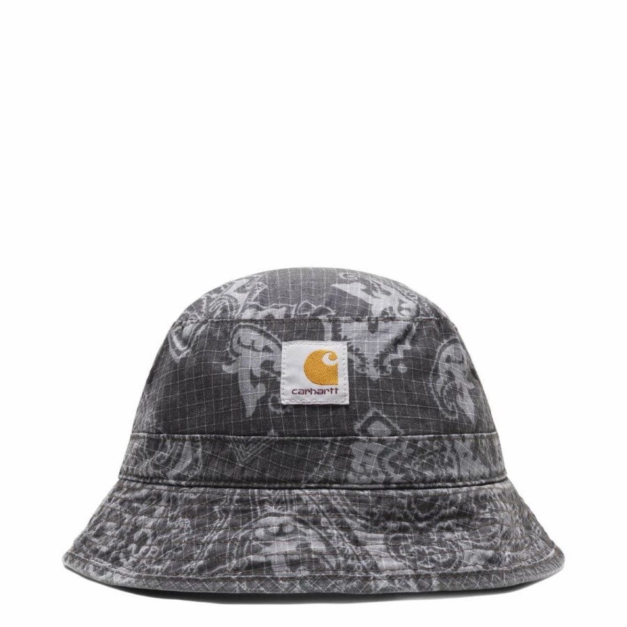 Headwear * | Carhartt Wip Verse Bucket Hat Verse Print/Black