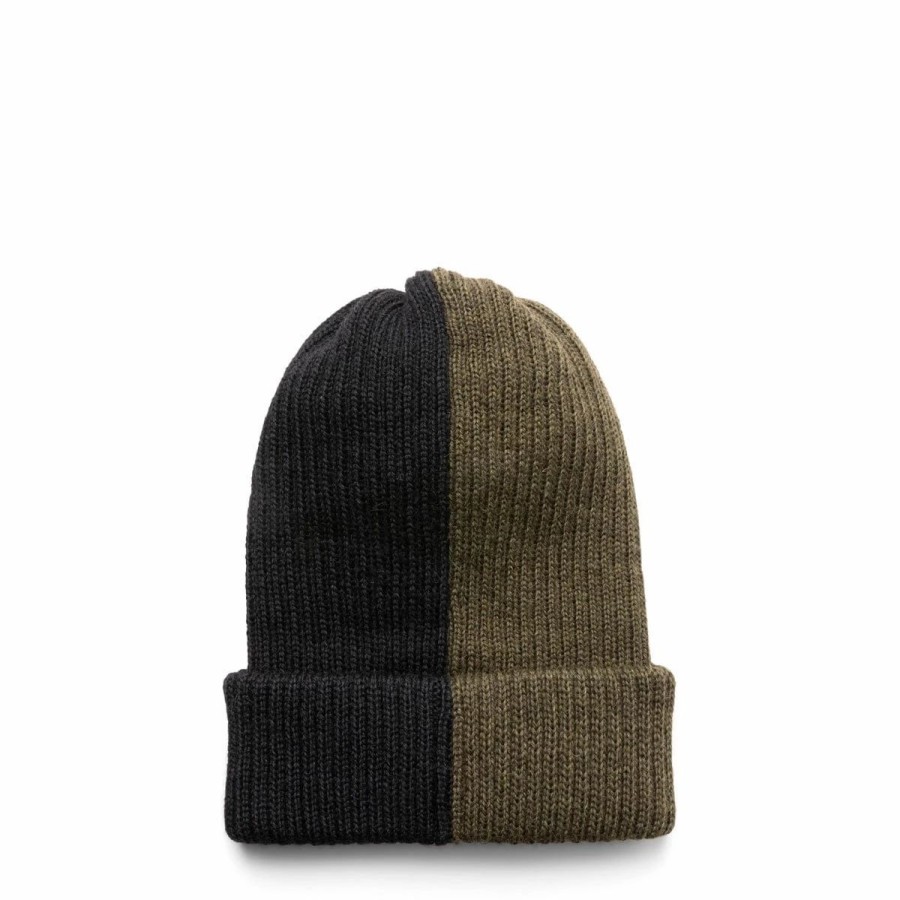 Headwear * | Afield Out Two Tone Watch Cap Sage/Black