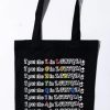 Handbags, Clutches & Wallets * | Lgbtqia Oversized Canvas Tote Black