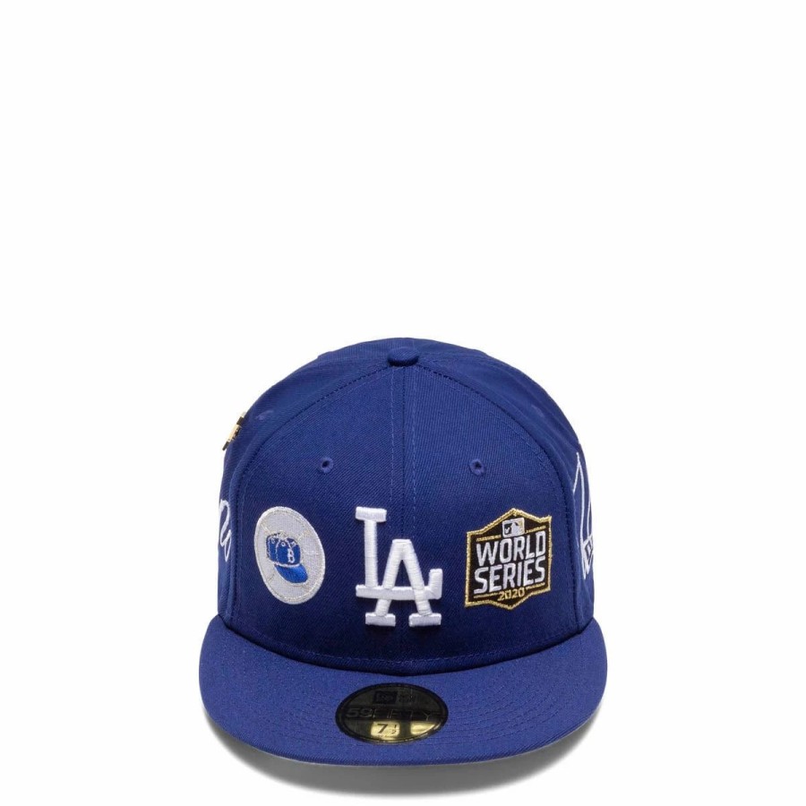 Headwear * | New Era 59Fifty Los Angeles Dodgers Historic Champs Fitted Cap Navy