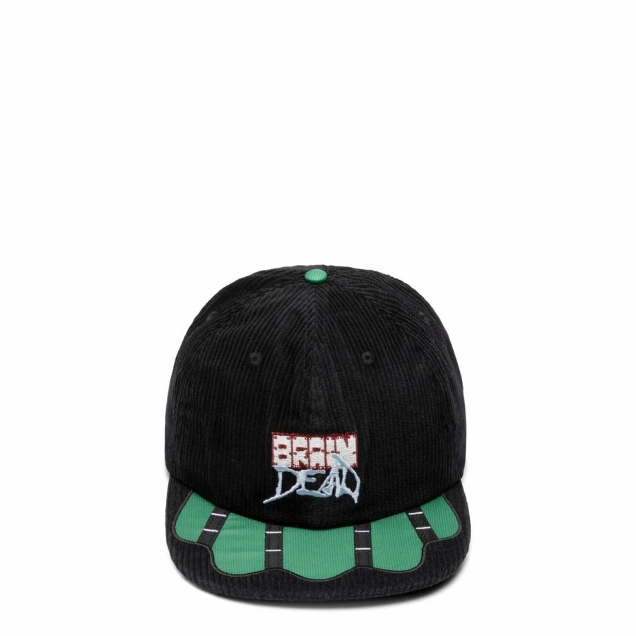 Headwear * | Brain Dead Sludge Twill 6 Panel Cap Black