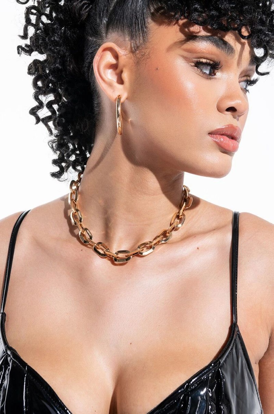 Jewelry * | Chunky Chain Necklace Gold