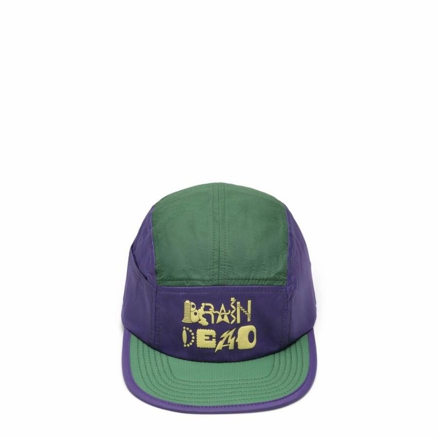 Headwear * | Brain Dead Miles Trail Cap Purple Multi