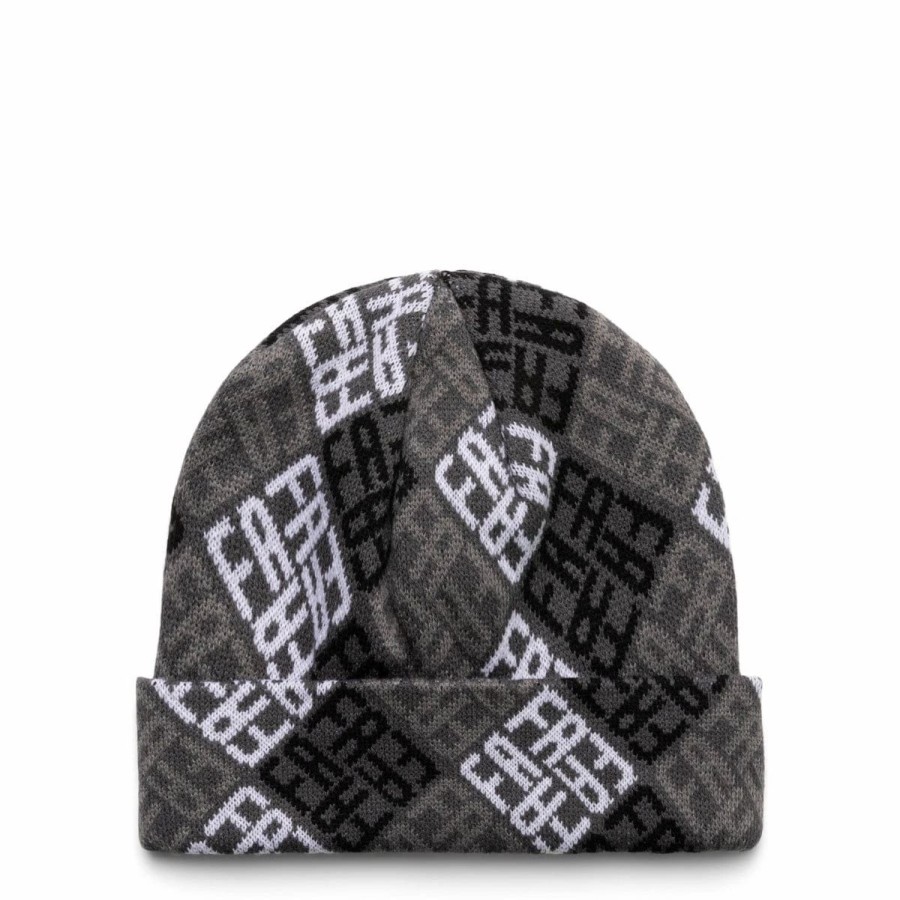 Headwear * | Fucking Awesome 2022 Monogram Cuff Beanie Black