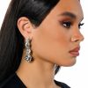 Jewelry * | Better Believe Embellished Drop Earrings Silver