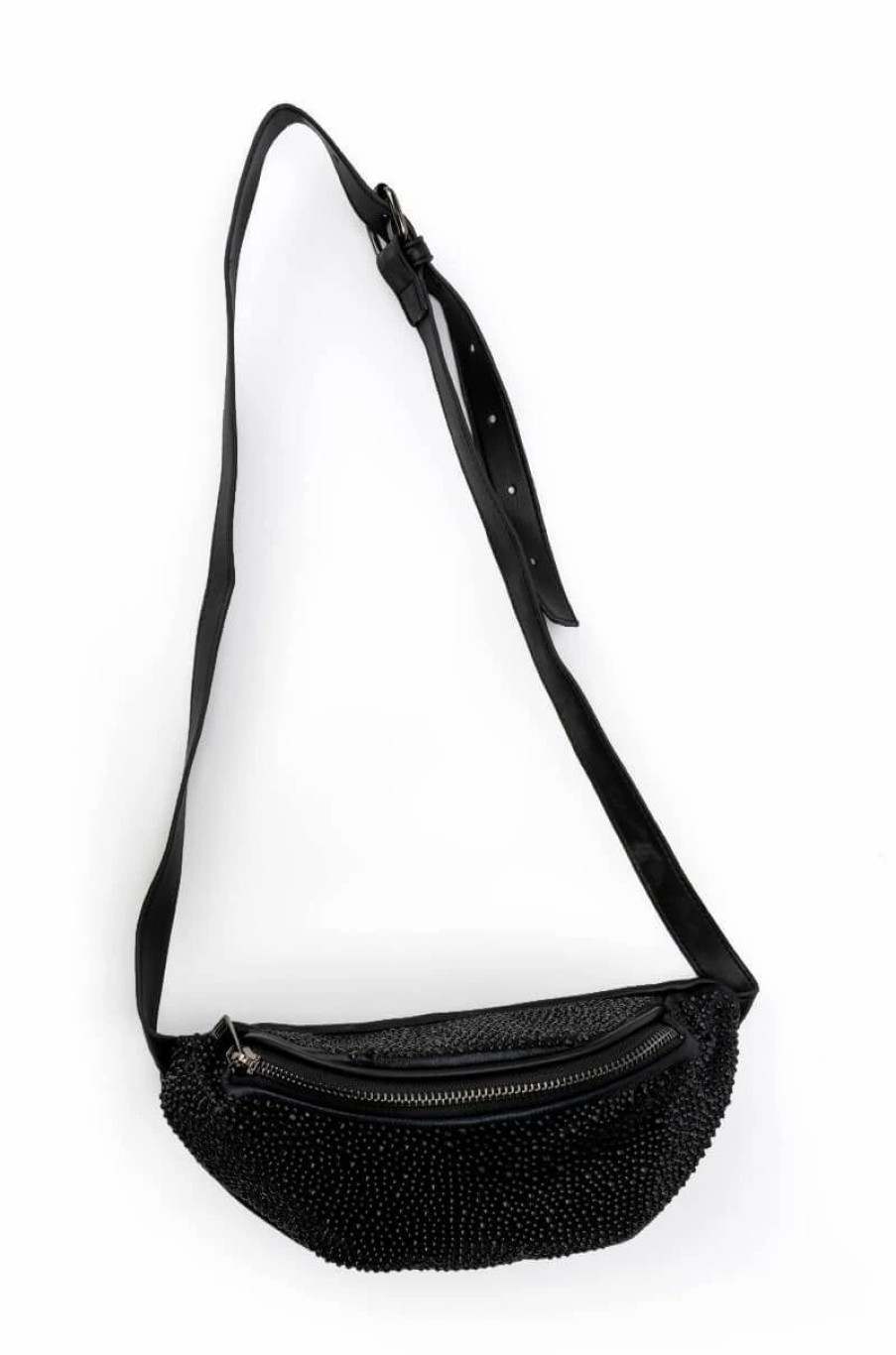 Handbags, Clutches & Wallets * | Azure Fanny Pack Black