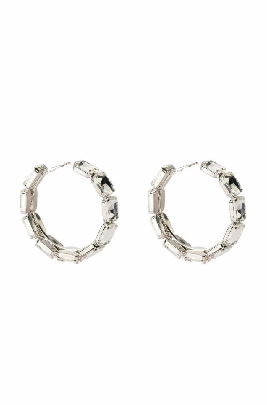 Jewelry * | All Bling Everything Hoop Silver