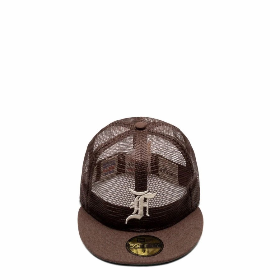 Headwear * | New Era Fog 59Fifty 11463 Dettig Walnut Brown