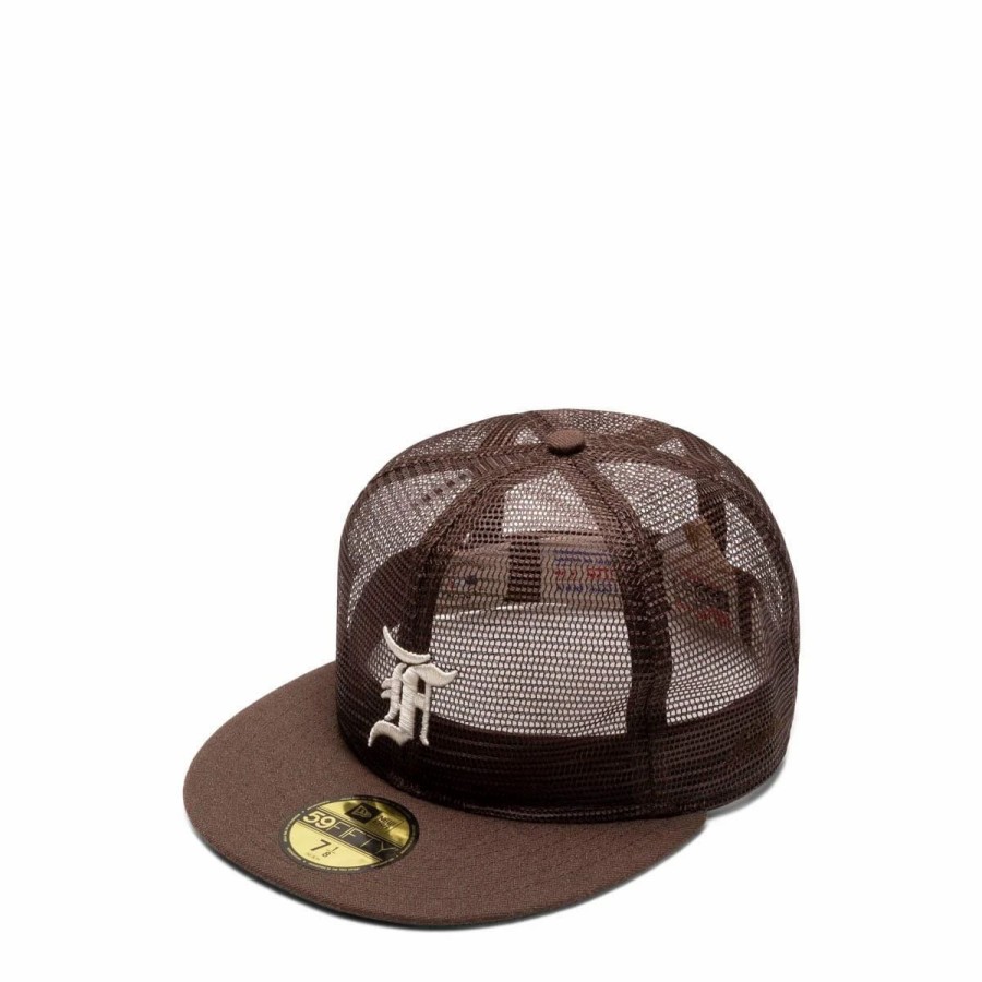 Headwear * | New Era Fog 59Fifty 11463 Dettig Walnut Brown