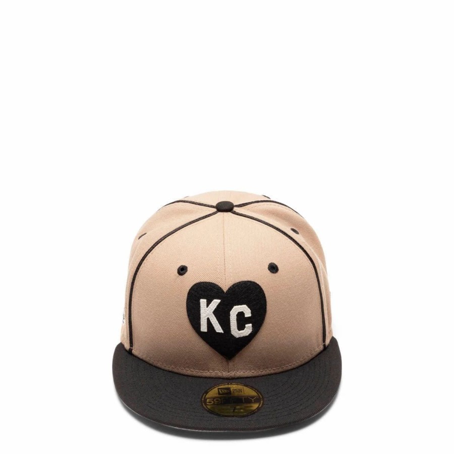 Headwear * | New Era 59Fifty Kansas City Monarchs 2Tone Fitted Hat Camblk