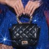 Handbags, Clutches & Wallets * | I Carry All My Secrets In Here Quilted Purse Black