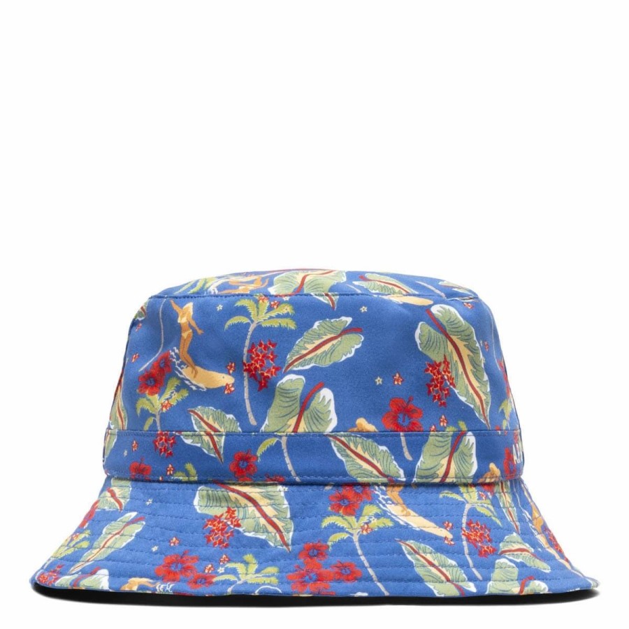 Headwear * | A.P.C. Mark Bucket Hat Dark Blue