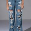 Denim * | Rock N' Roll Destroyed Relaxed Jeans