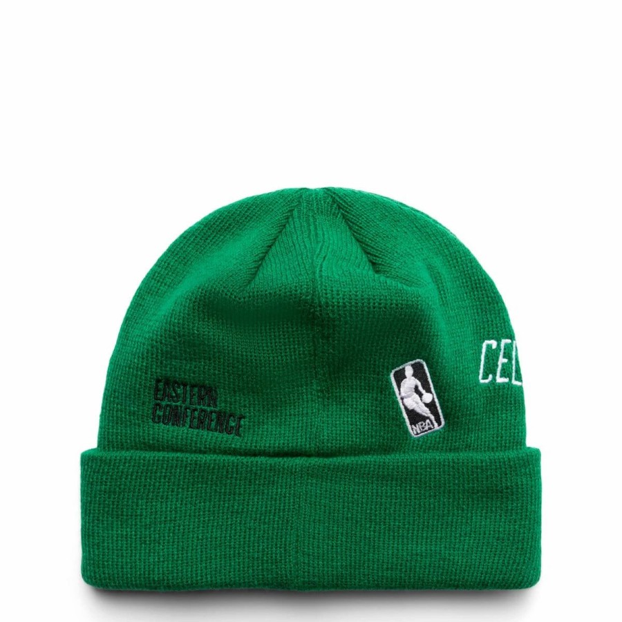 Headwear * | New Era Knit Identity D3 Boston Celtics Otc Green