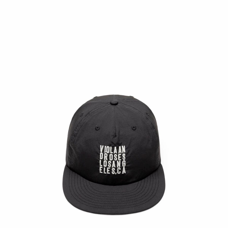 Headwear * | Viola And Roses Box Typo Surf Cap Black