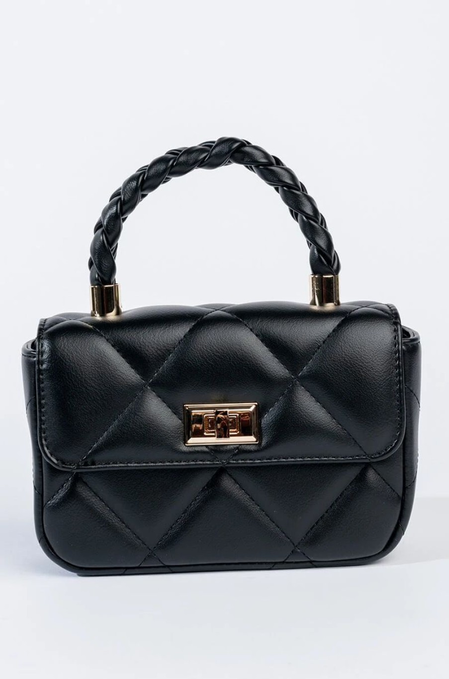 Handbags, Clutches & Wallets * | Good As Hell Pearl Quilted Bag Black