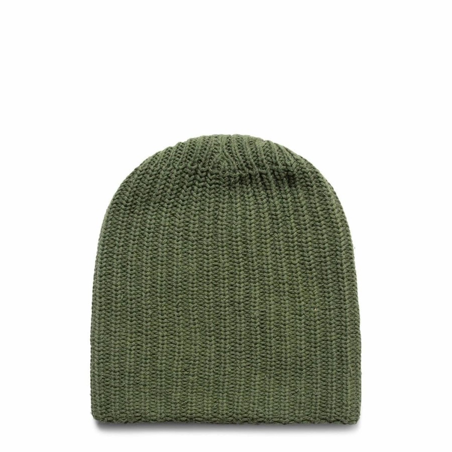 Headwear * | Bricks & Wood Heavy Knit Beanie Olive