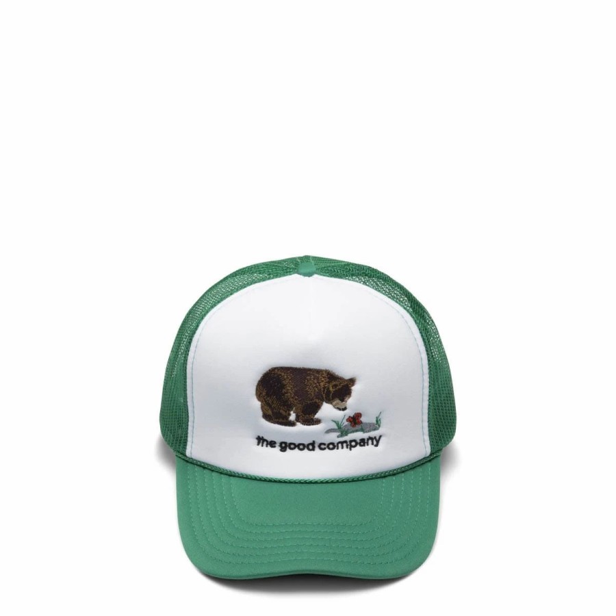 Headwear * | The Good Company Bear Trucker Hat Green