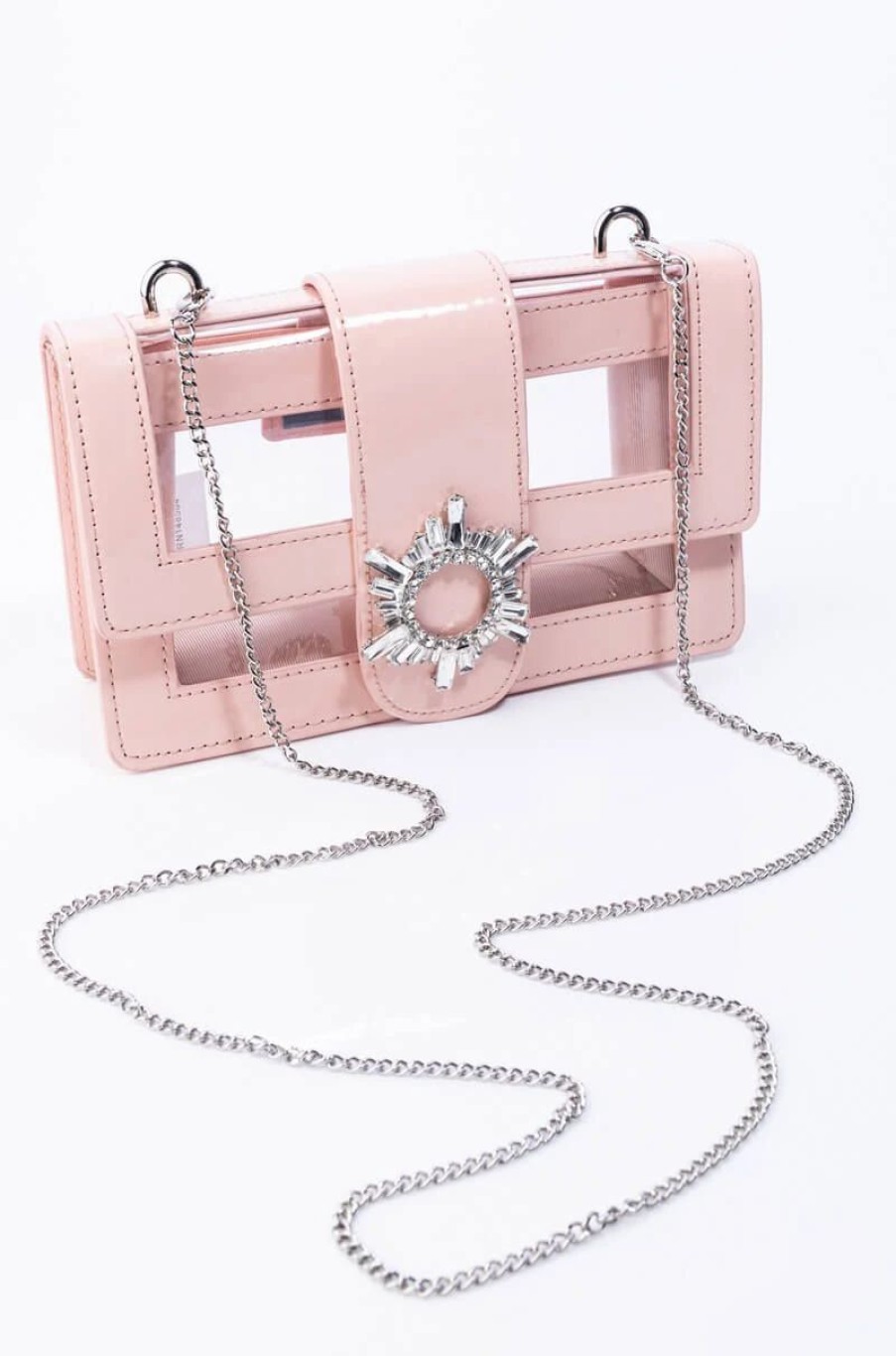 Handbags, Clutches & Wallets * | Nude Embellished Purse