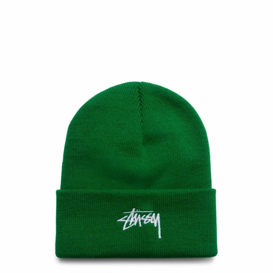 Headwear * | Stussy Stock Cuff Beanie Kelly