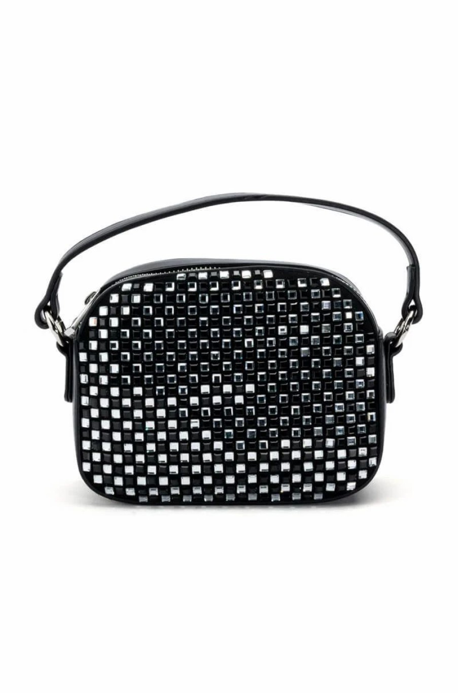 Handbags, Clutches & Wallets * | Shortie Embellished Purse Black