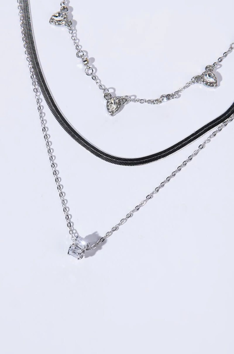 Jewelry * | My All Necklace Set Silver