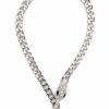 Jewelry * | Pont Des Arts Embellished Chain Necklace Silver