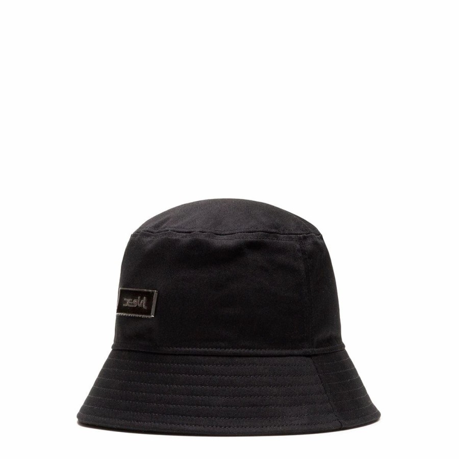 Headwear * | X-Girl Logo Bucket Hat Black