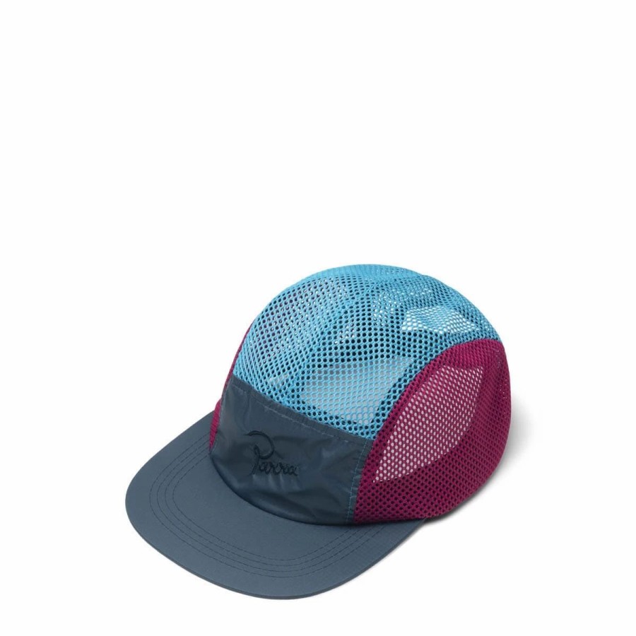 Headwear * | By Parra Run Away Logo Mesh Volley Hat Multi