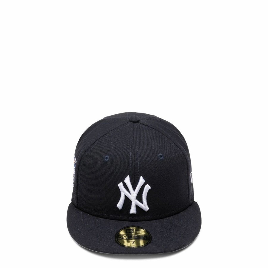 Headwear * | New Era 59Fifty New York Yankees Patch Up Fitted Cap Navy