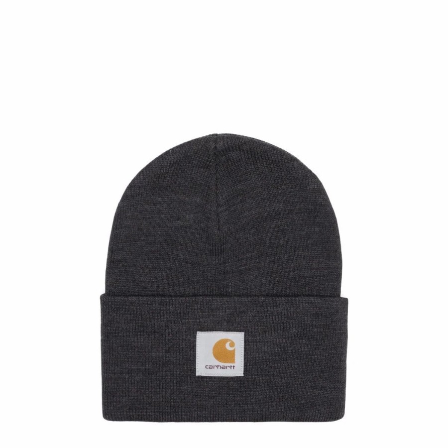 Headwear * | Carhartt Wip Acrylic Watch Hat Black Heather