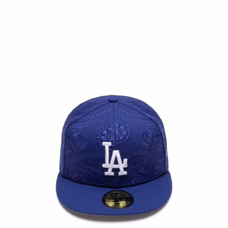 Headwear * | New Era 59Fifty Los Angeles Dodgers Swirl Fitted Cap Blue