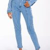 Denim * | Worth It High Waisted Skinny Jeans Light Blue