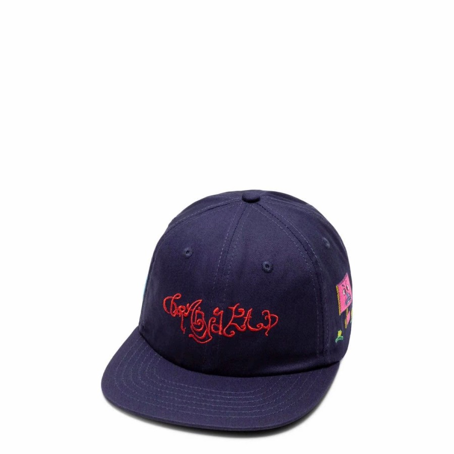 Headwear * | Brain Dead River 6 Panel Cap Navy