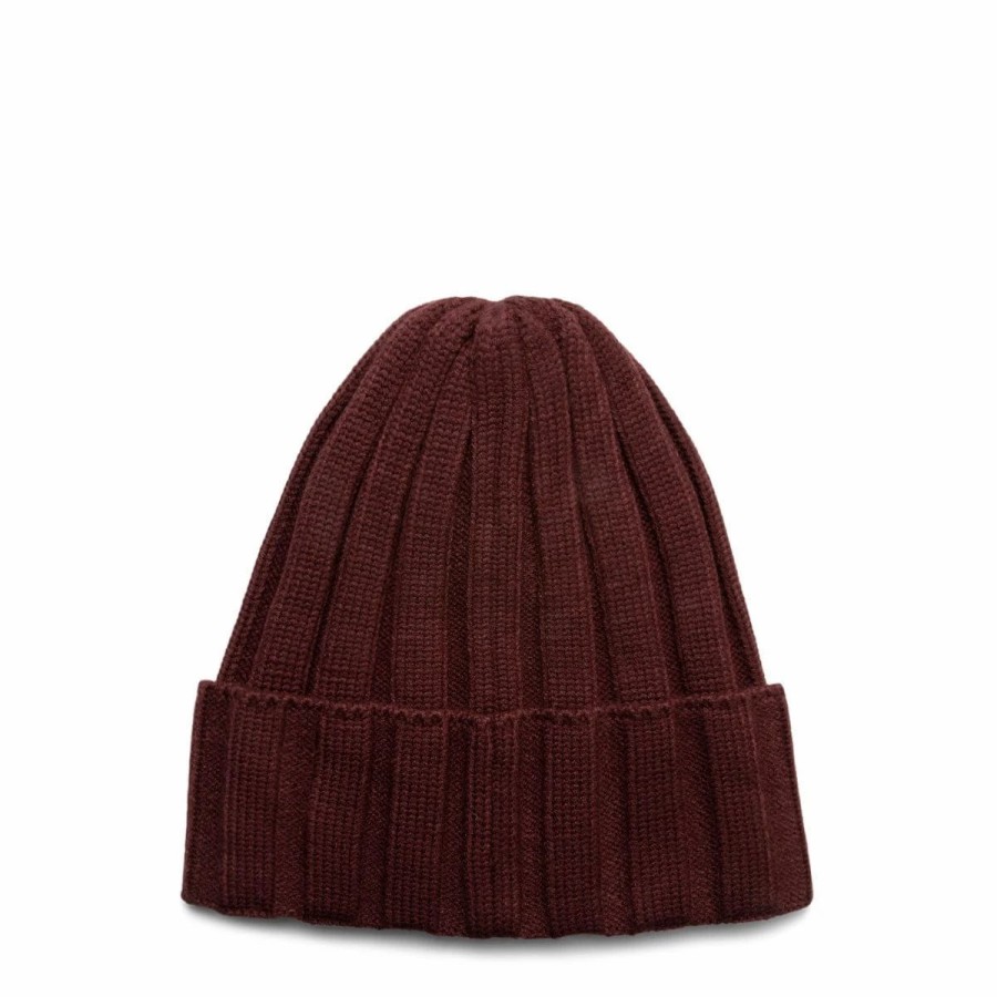 Headwear * | Stussy Workwear Cuff Beanie Brown