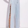 Denim * | Covered In Diamonds Relaxed Jeans Light Blue Denim