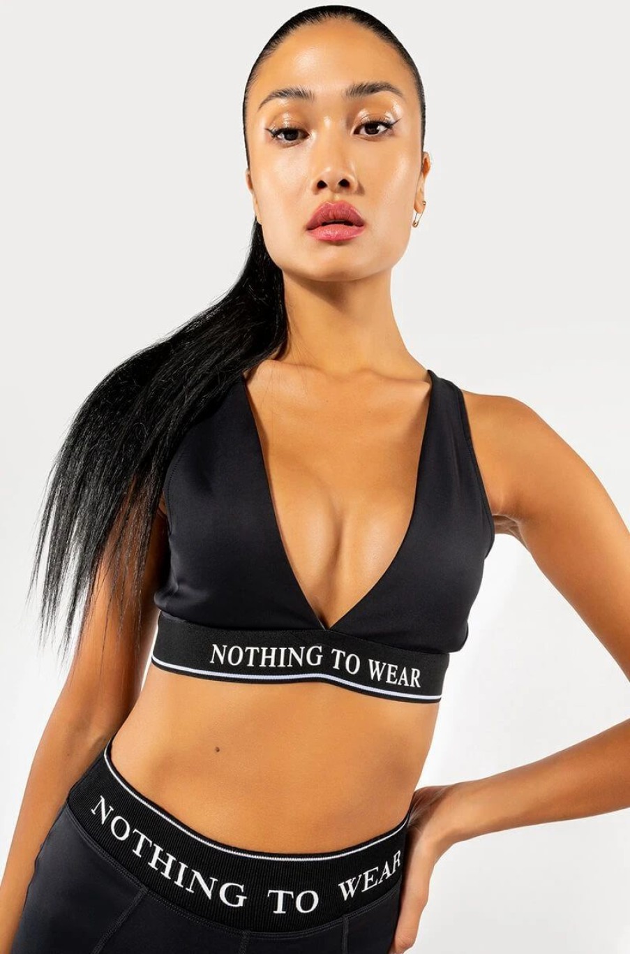 Crop Tops & Bralettes * | Nothing To Wear Bralette Black