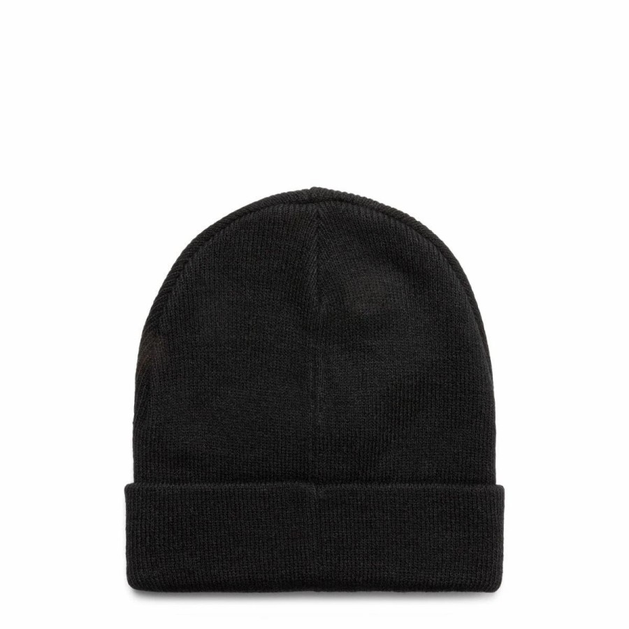 Headwear * | X-Girl Box Logo Knit Cap Black