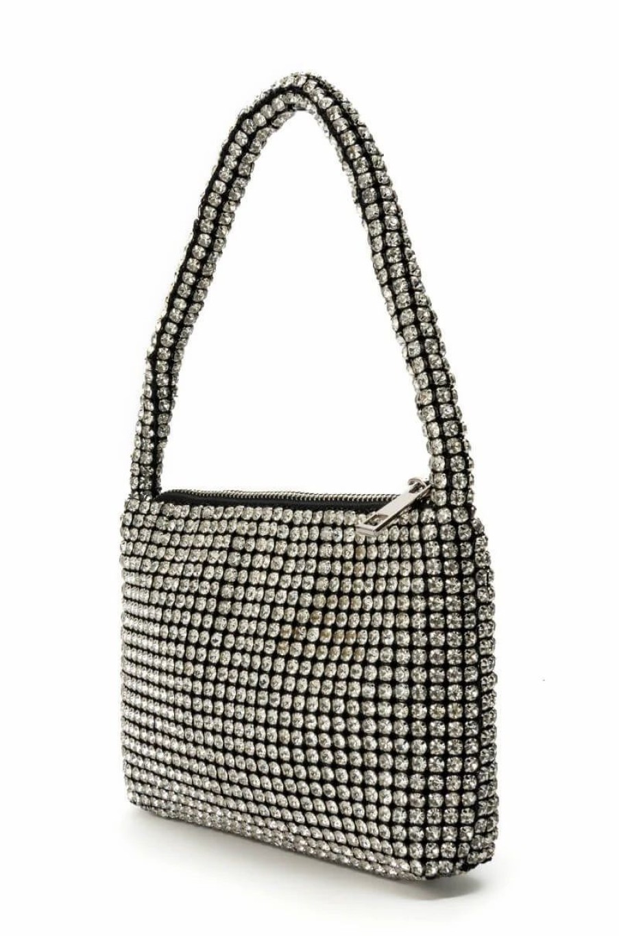 Handbags, Clutches & Wallets * | Life Is A Disco Purse Black Silver