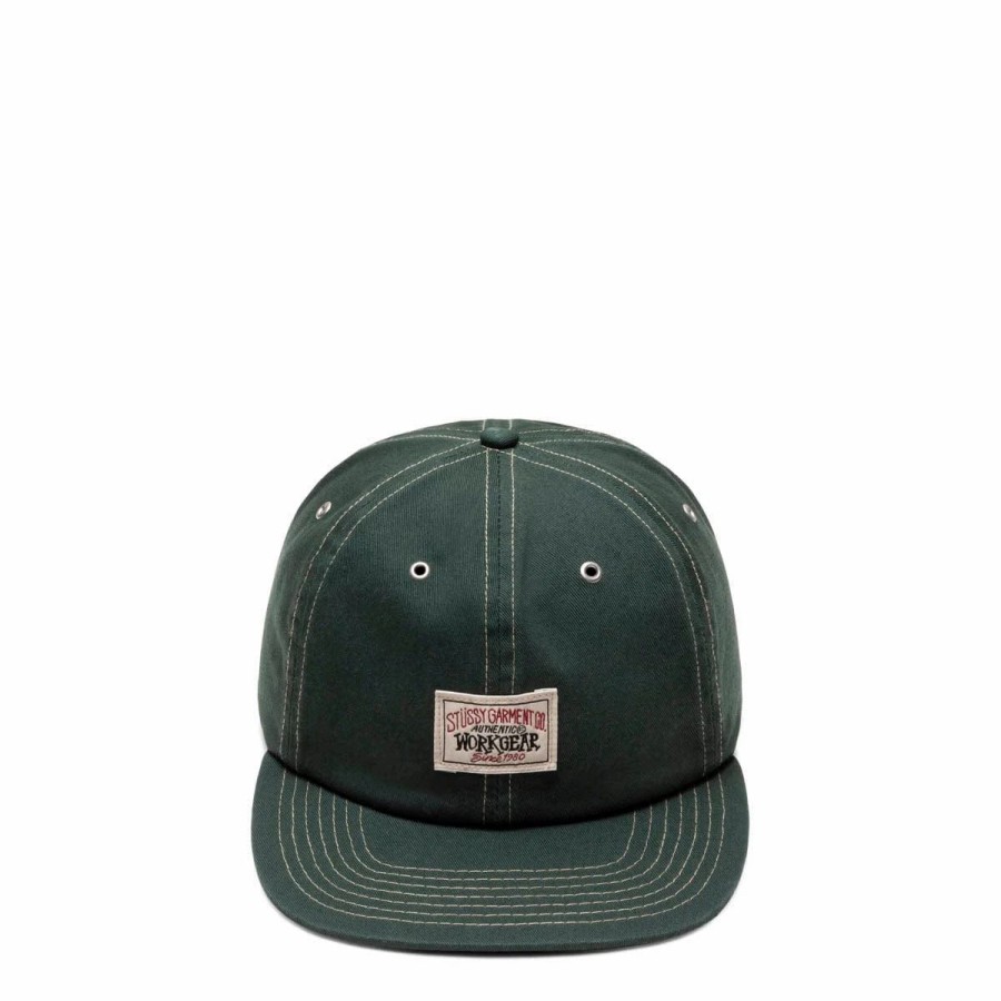 Headwear * | Stussy Workwear Cap Forest