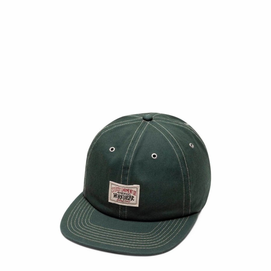 Headwear * | Stussy Workwear Cap Forest