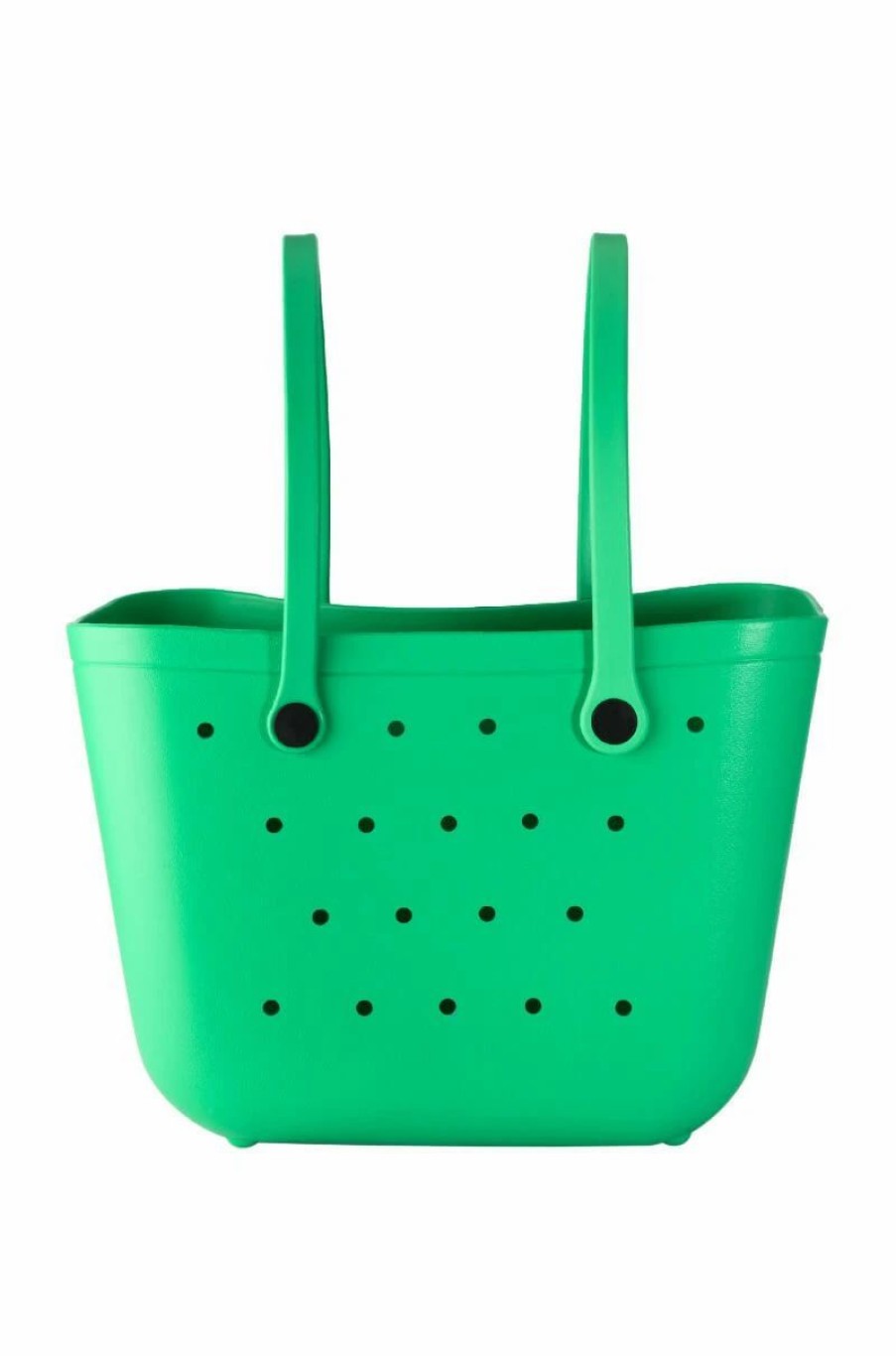 Handbags, Clutches & Wallets * | Talk About Me Perforated Tote Green